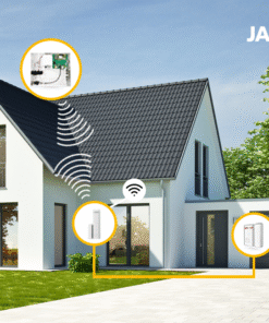 Jablotron JA-152SHM: Cảm biến từ cửa tích hợp sốc/nghiêng không dây 8 JA 152SHM Lap dat Thiết bị An Ninh, giải pháp Chống Trộm, Cảnh Báo Đột Nhập 247 từ Châu Âu