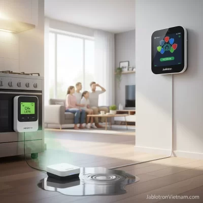 Bảo vệ an toàn môi trường nhà ở: phát hiện rò rỉ khí, ngập nước với Jablotron - Bảo vệ toàn