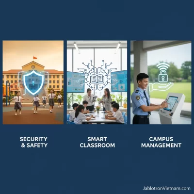 Giải pháp Jablotron cho trường học và khu giáo dục - Giải pháp Jablotron