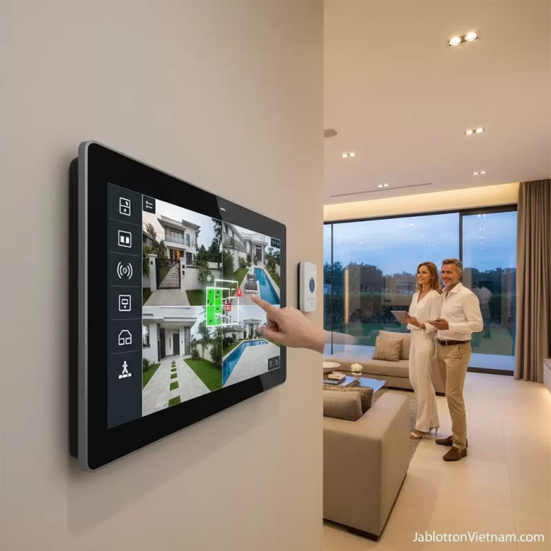 Hệ thống báo động Jablotron toàn diện cho biệt thự cao cấp 2 Hệ thống báo - 2. Giám sát an ninh tích hợp