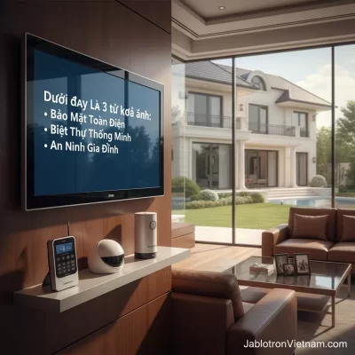 Hệ thống báo động Jablotron toàn diện cho biệt thự cao cấp - Hệ thống báo