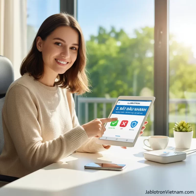 Hướng dẫn sử dụng ứng dụng MyJABLOTRON quản lý an ninh mọi lúc mọi nơi 2 Hướng dẫn sử - 2. Bắt đầu nhanh