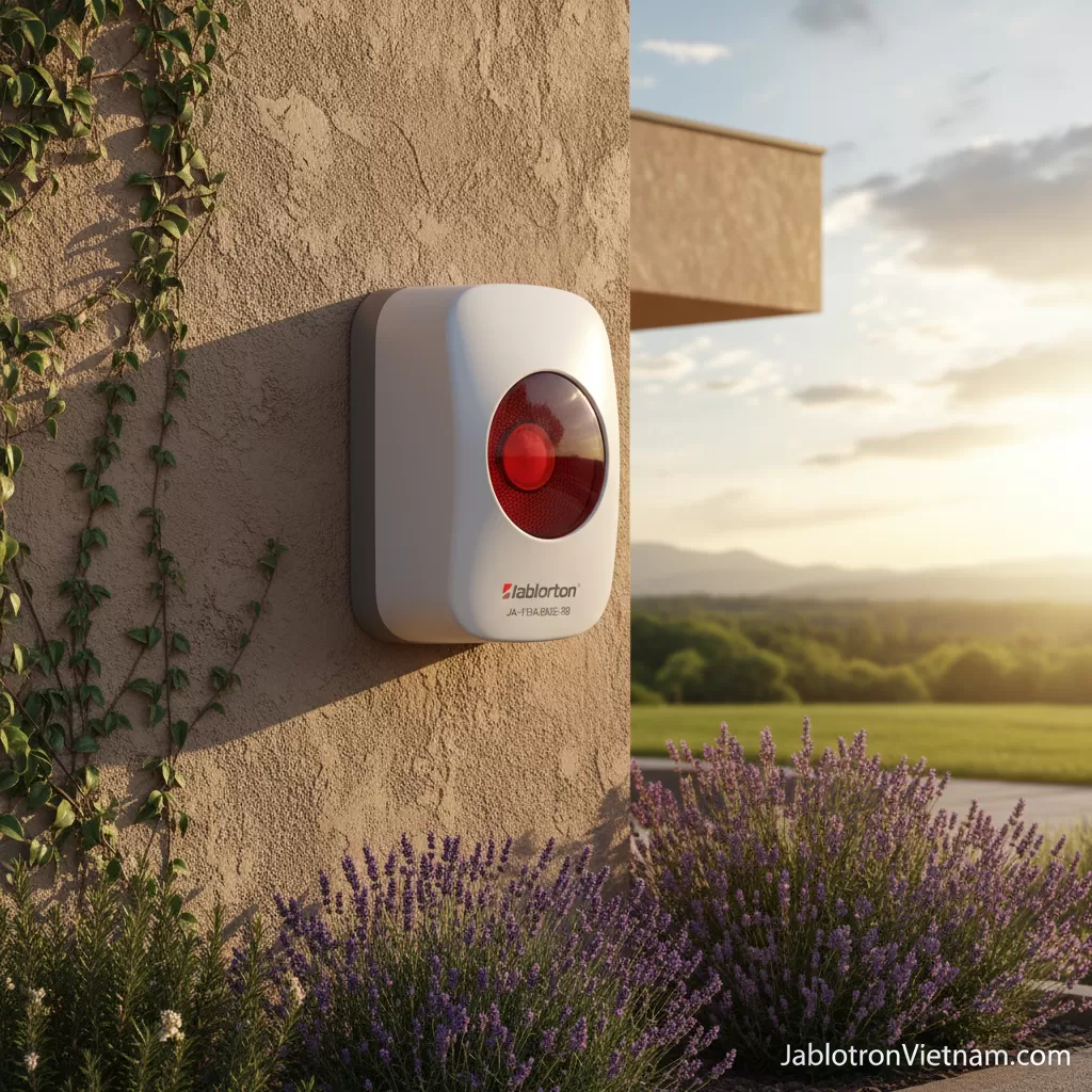 Jablotron JA-113A-BASE-RB: Chuông Báo Động Có Dây Ngoài Trời Chuyên Nghiệp 3 Jablotron JA-113A-BASE-RB Chuông báo động có dây ngoài trời - AI 1