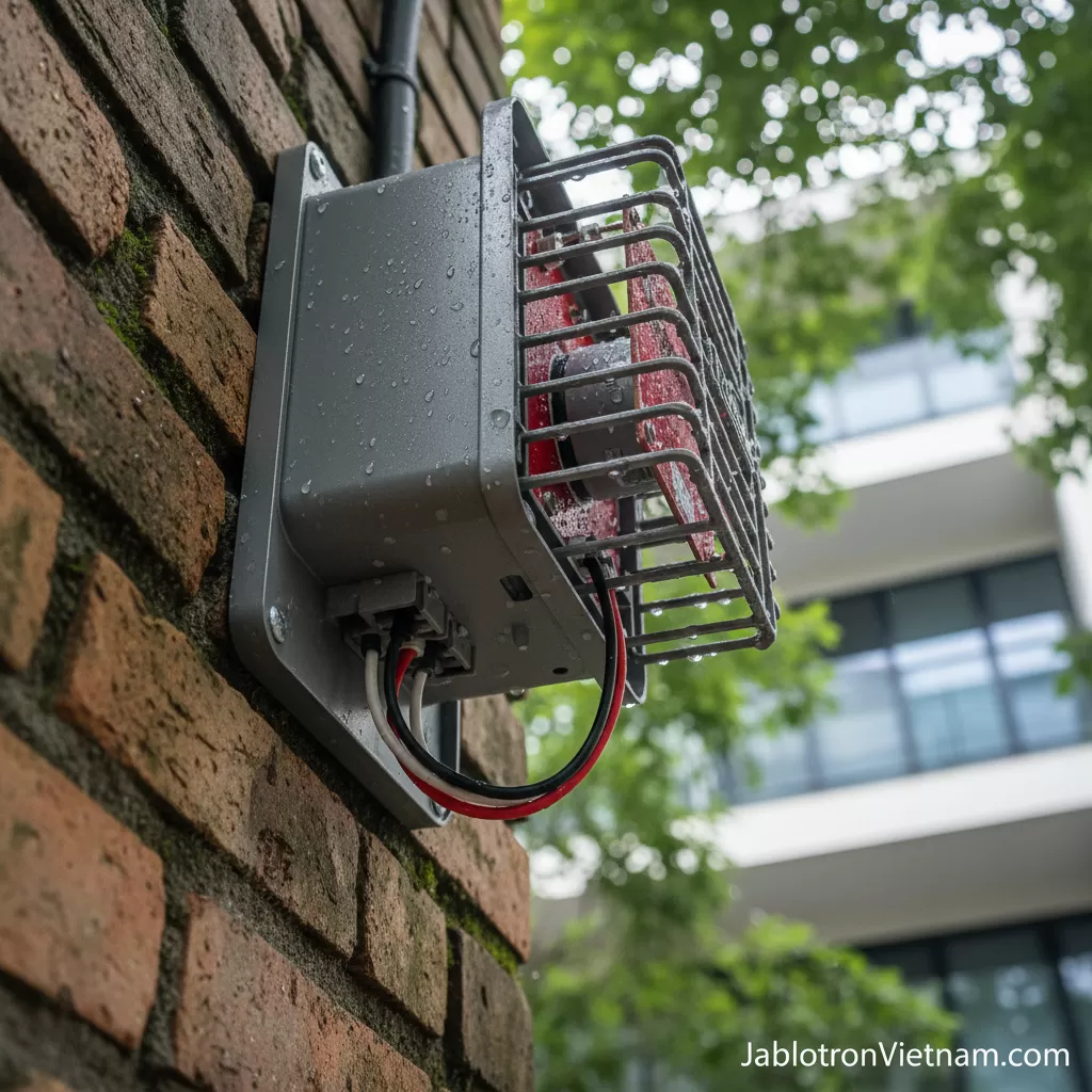 Jablotron JA-113A-BASE-RB: Chuông Báo Động Có Dây Ngoài Trời Chuyên Nghiệp 5 Jablotron JA-113A-BASE-RB Chuông báo động có dây ngoài trời - AI 3