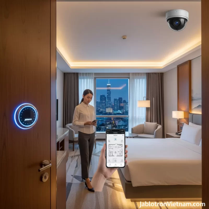 Tích hợp Jablotron - Khách sạn an ninh thông minh